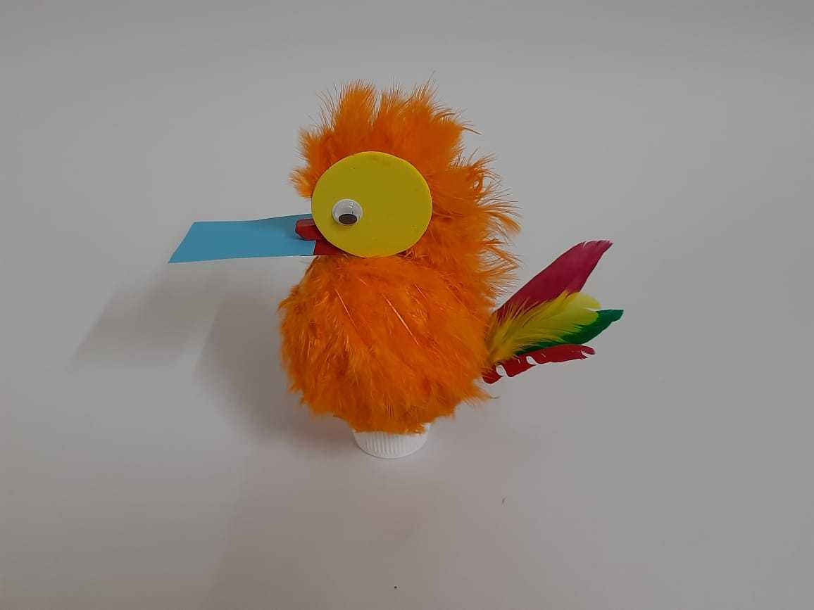 DIY Bird Note Holder Craft for Kids