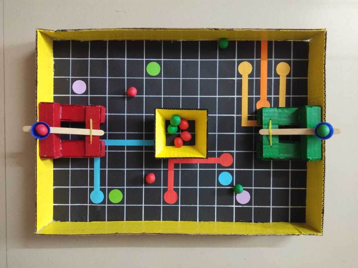 DIY Mini Toss Game Art and Craft for Stduents