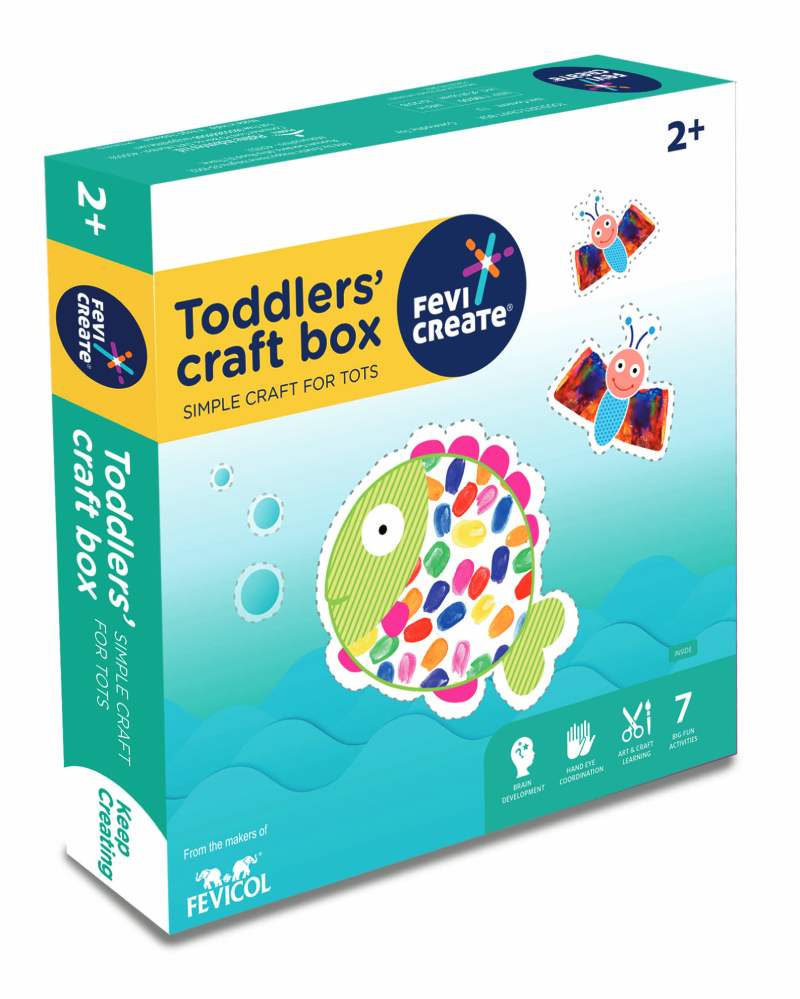 Buy Toddlers craft Box with 7 Learning Activities @Best Price - Activity  Single - FeviCreate