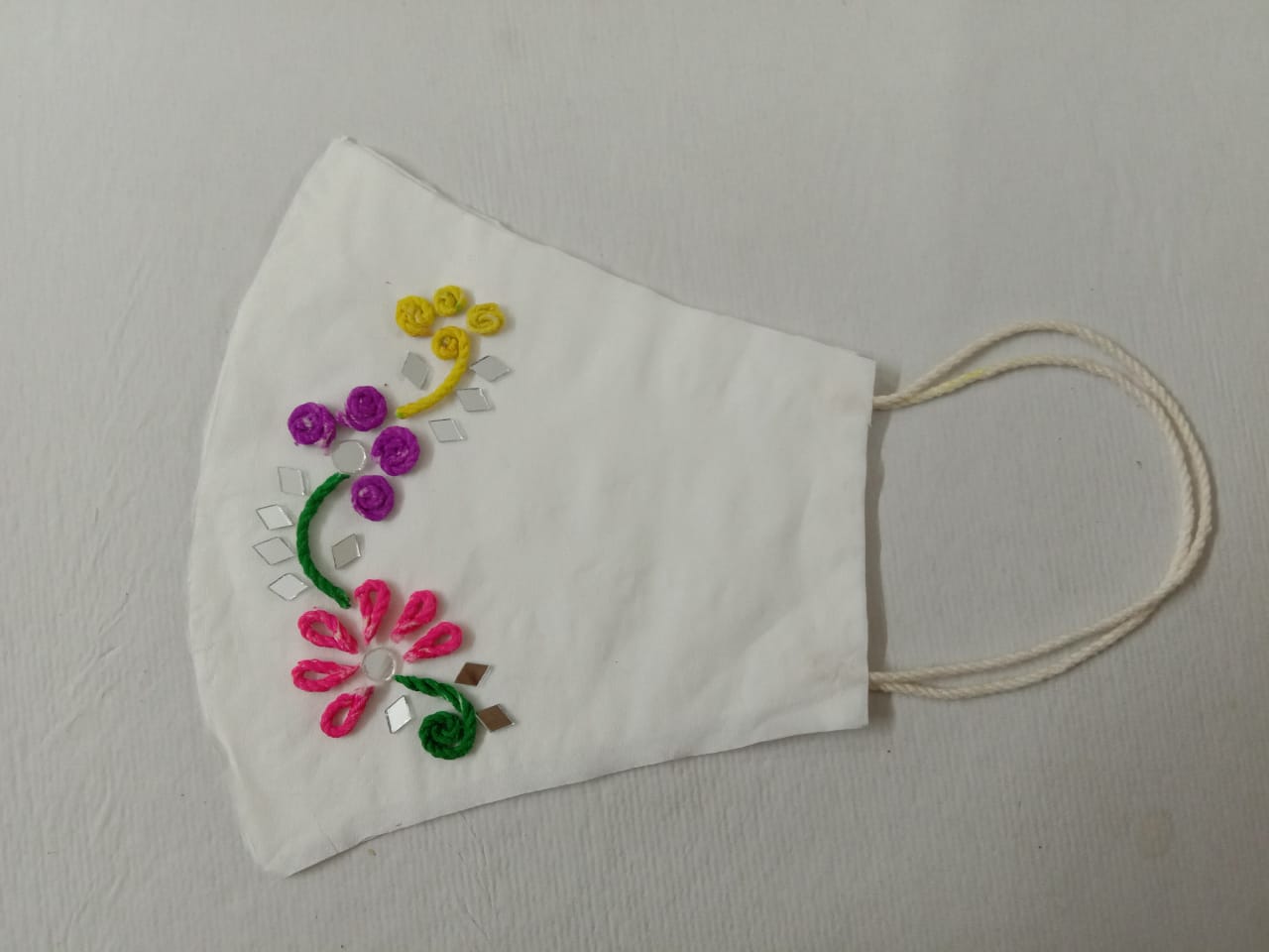 Navratri Themed Paper Face Mask