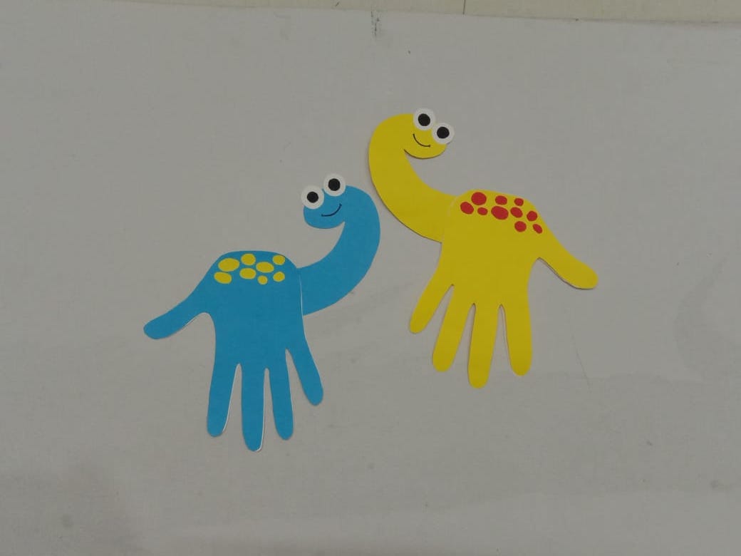 Dinosaur Card Craft Activity for Kids