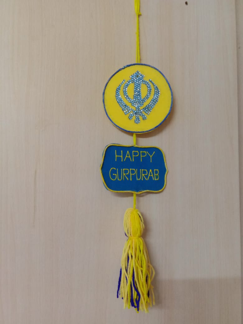 DIY Gurpurab Dangler Art and Craft for Kids