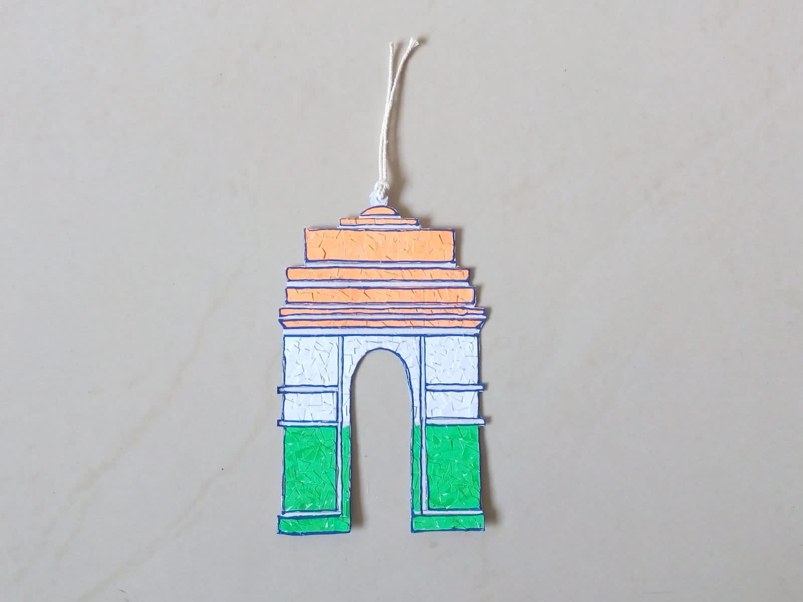 DIY Republic Day Bookmark Craft for Kids