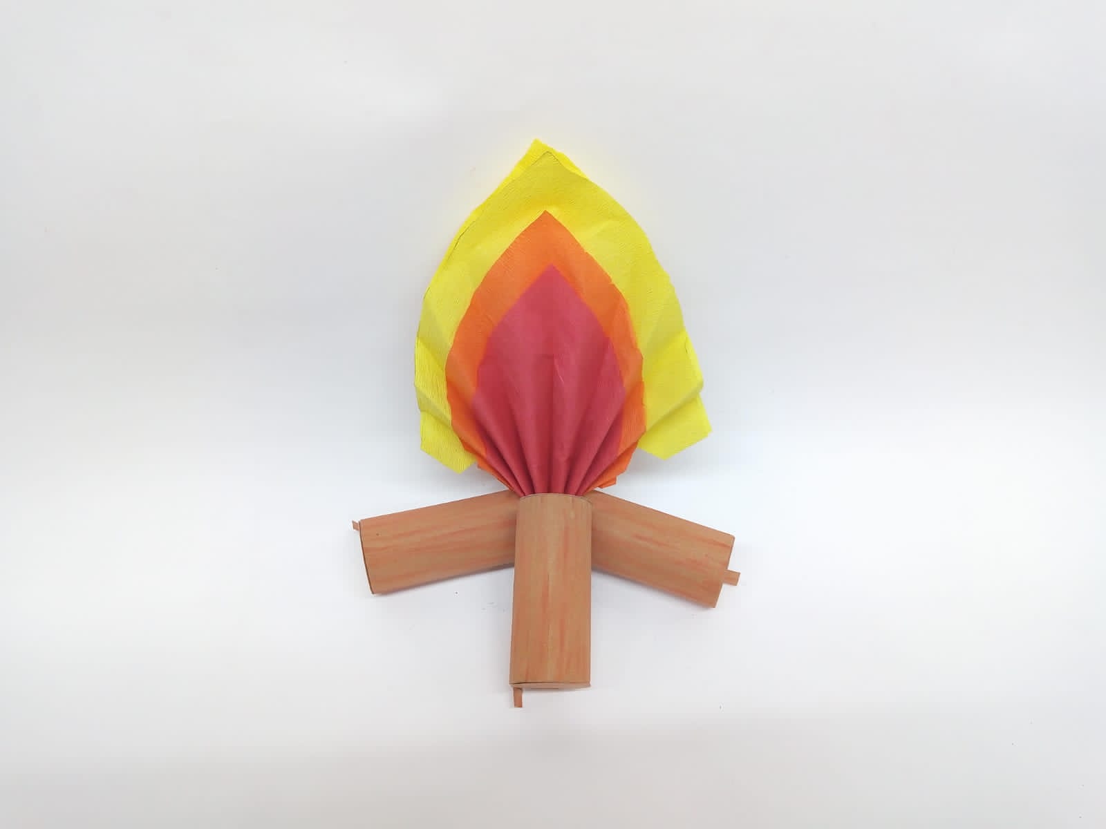 Learn to Make Colourful Trunk using Coloured Kite Paper Craft