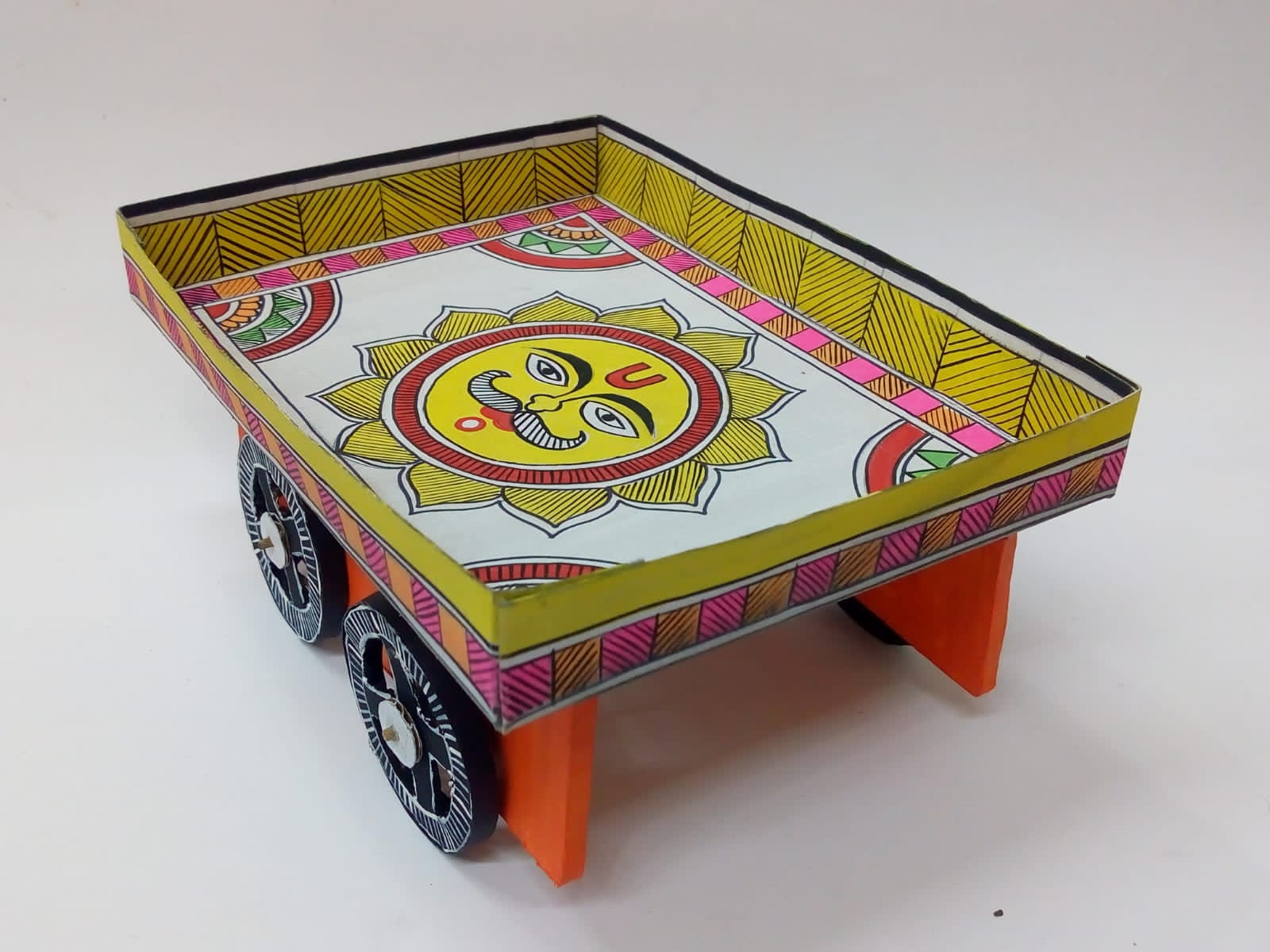 Using Thick Cardboard Sheets for Craft Learn to Make A Mini Cart