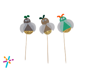 Glow Worms Craft Activity for Kids