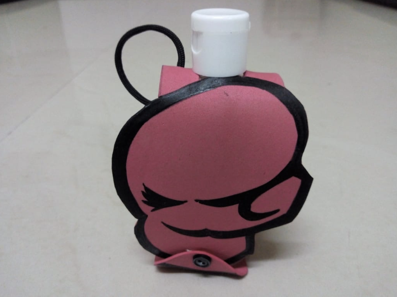 Hand Sanitizer Pouch Art and Craft Activity for Kids