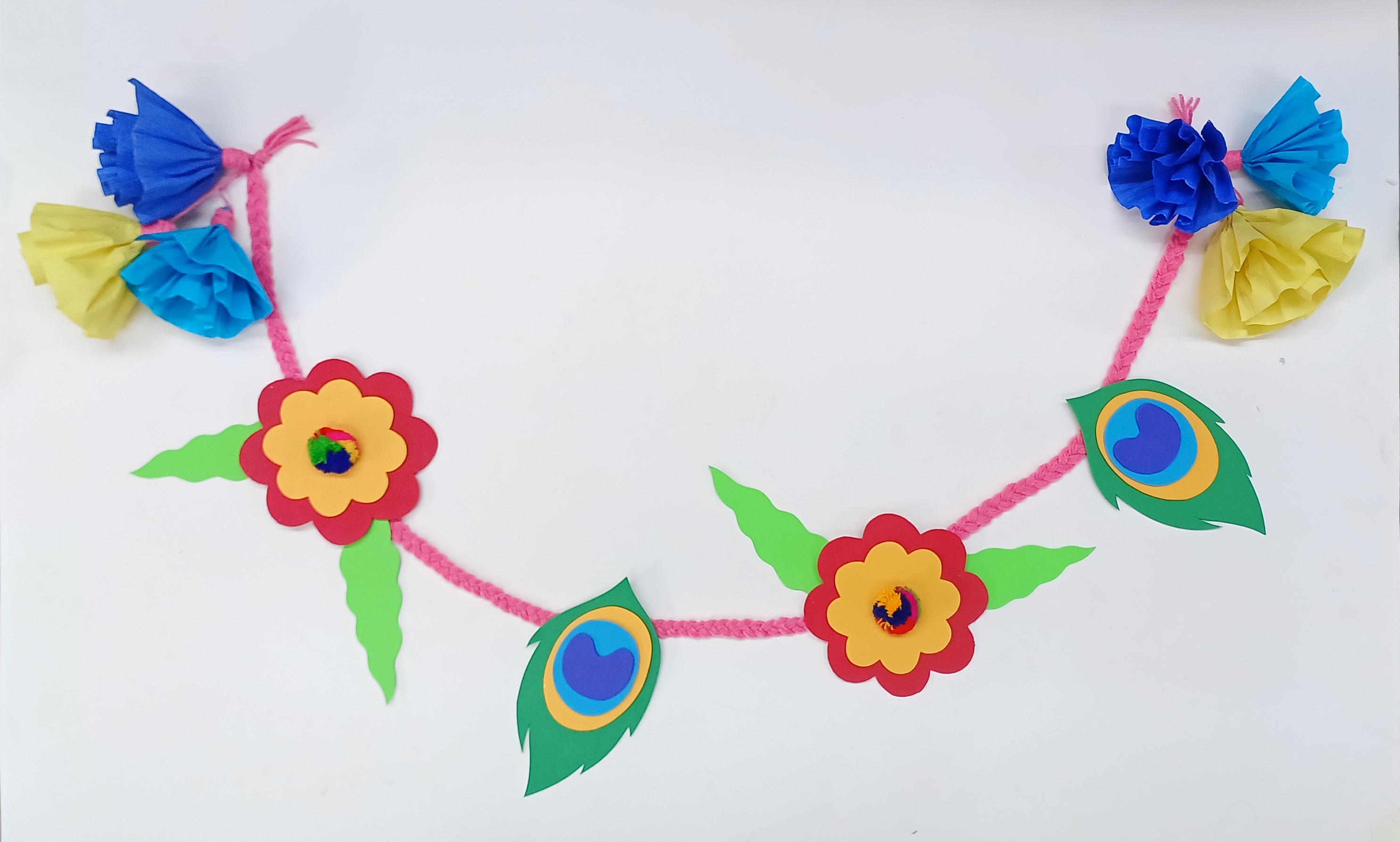 Enhance Your Home Decor with this Handmade Paper Toran DIY.