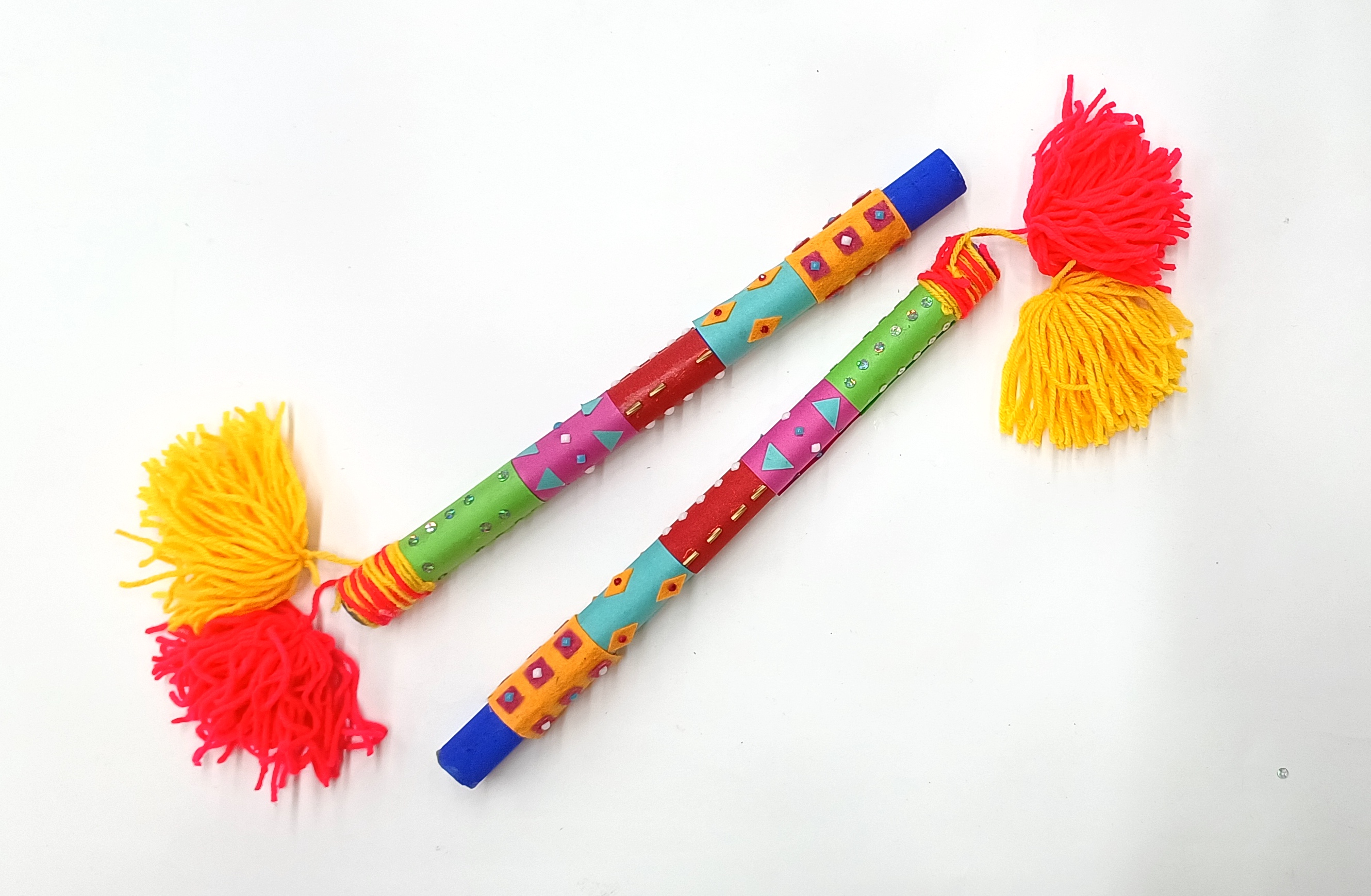 Unique Dandiya Theme Decoration Idea