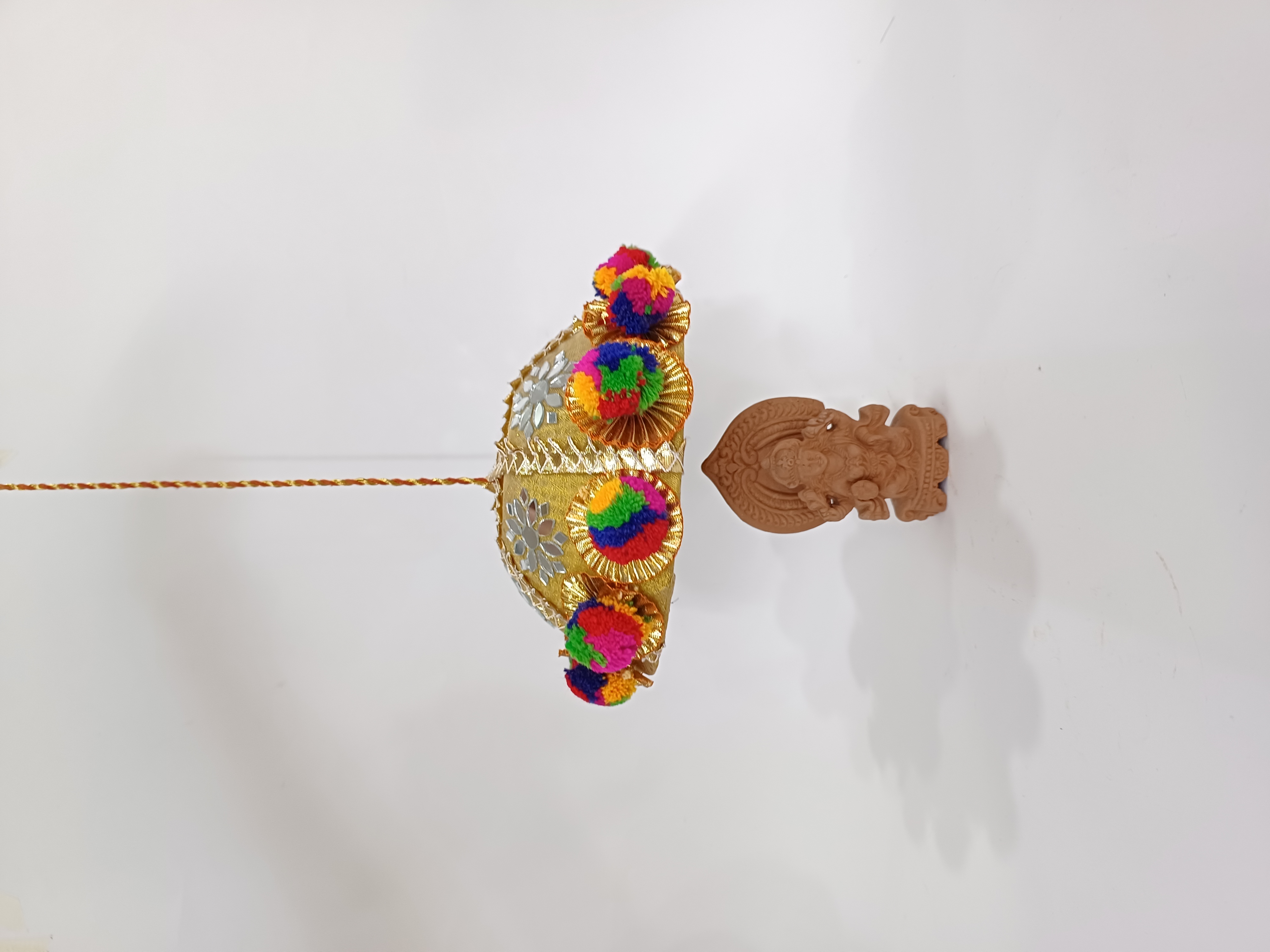 Best out of waste material craft for Navratri Decoration