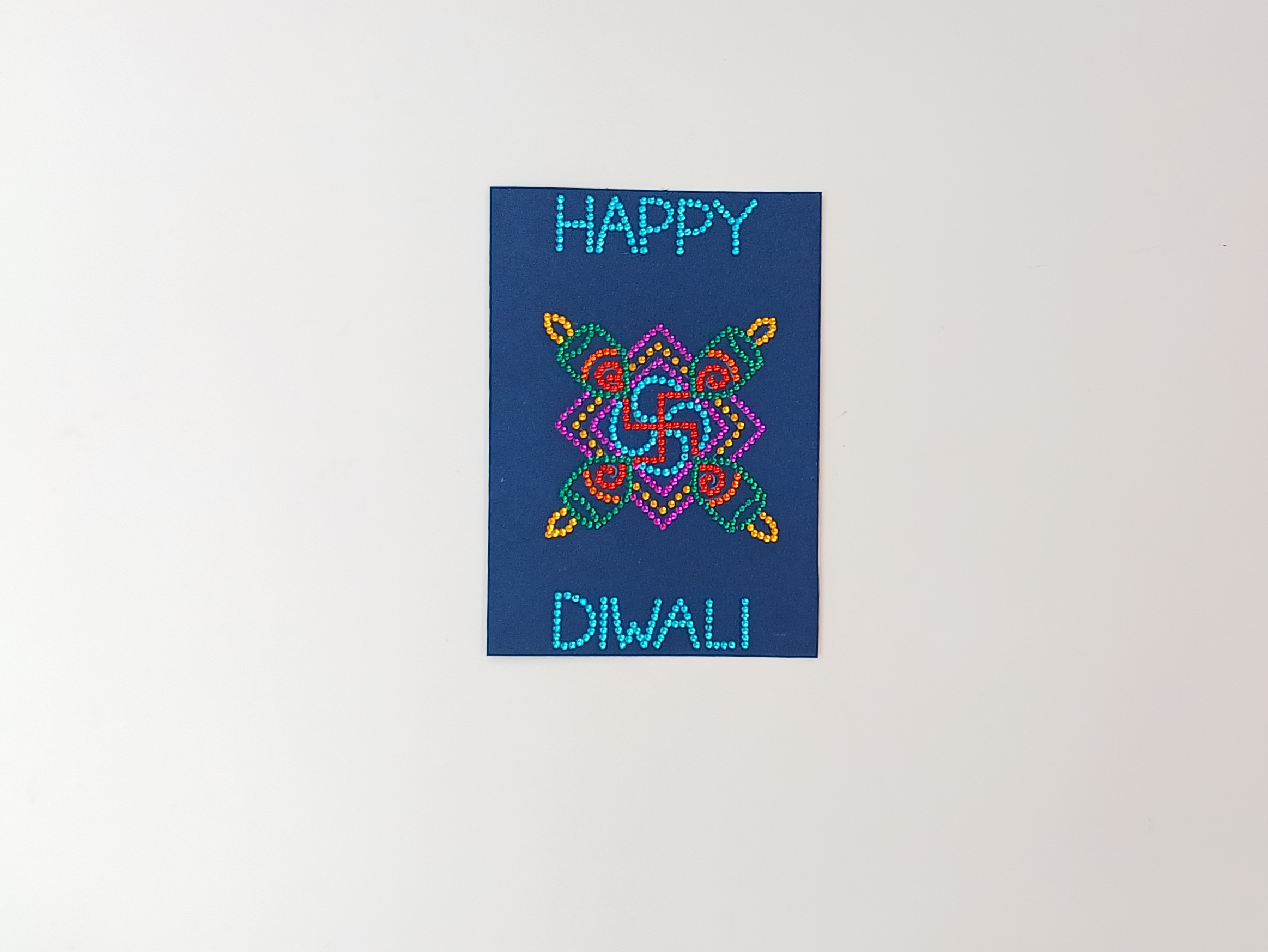 DIY Diwali Greeting Card Craft