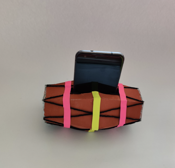 DIY Dholak Speaker Activity for Kids