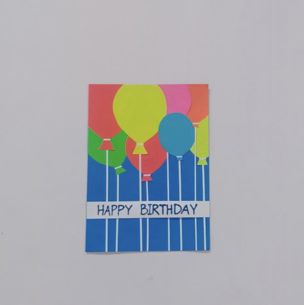 Handmade Birthday Card Craft For Kids Activity
