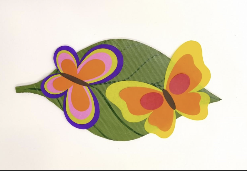 Make a Paper Butterfly Craft with Decoration by Using Sheet and Kite Paper