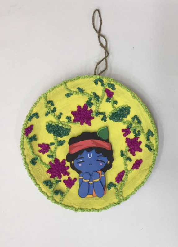 Learn Janmashtami Wall Decor Craft for Kids