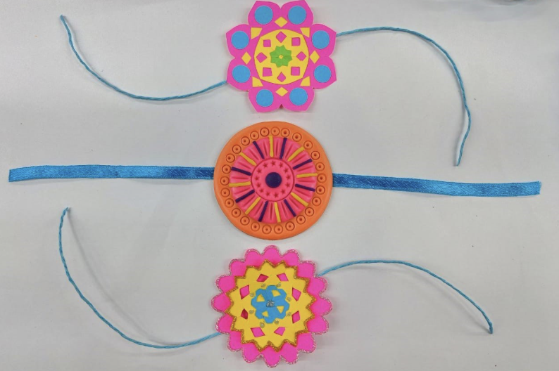 Learn Handmade Rakhi Craft Activity for Kids