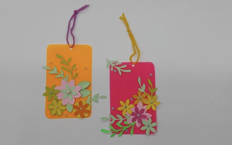 Rakhi Themed Homemade Gift Tags