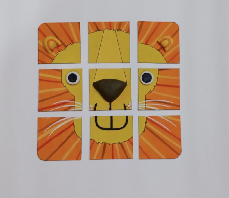 Make a Craft Activity for Kids of Lion King Puzzle Game