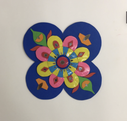 DIY Rangoli Craft Activity using Clay