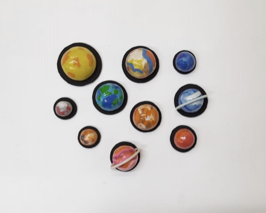Learn Planet Fridge Magnet Craft for Kids