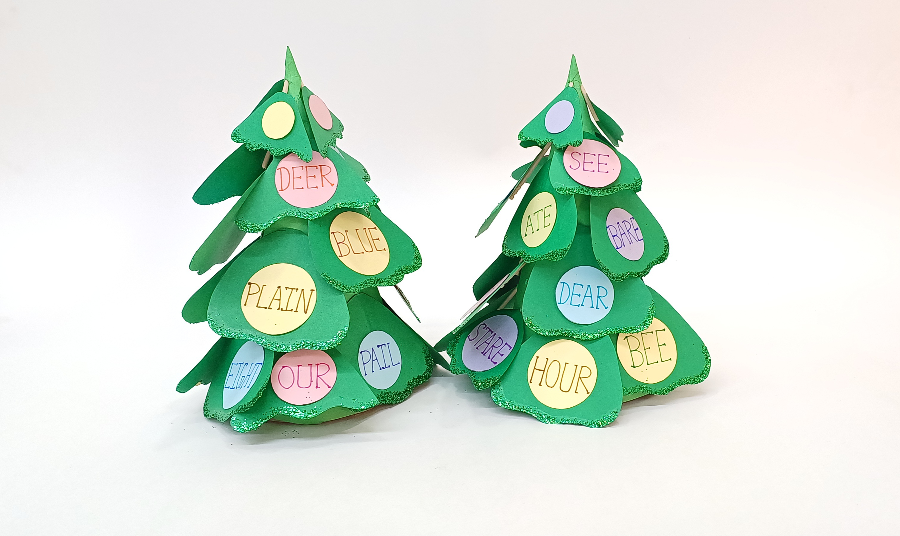 Learn Homophone Tree Craft for Kids