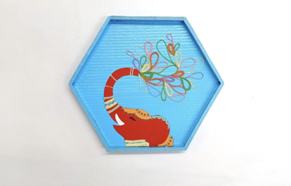 Holi Tray Craft Activity for Holi Festival