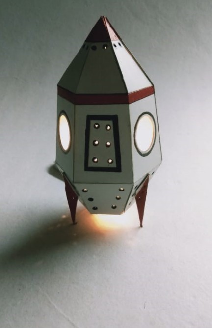  Make a Paper DIY for Kids Space Rocket Craft with Light