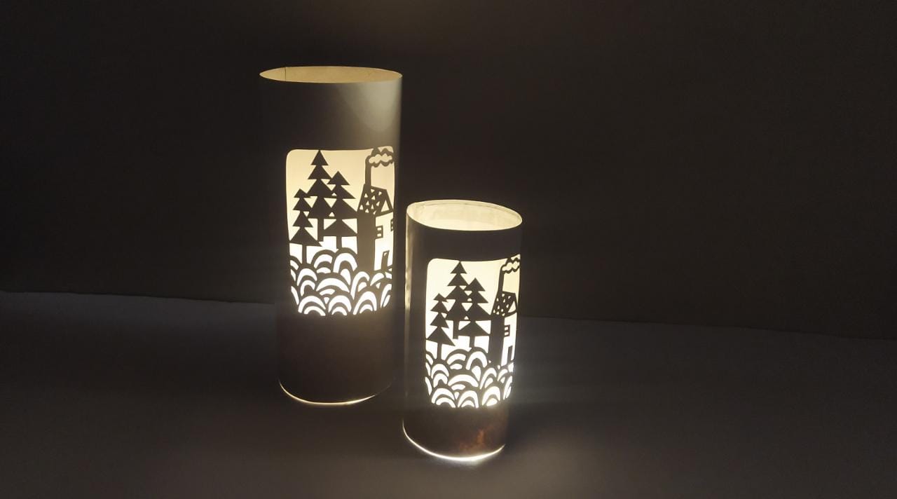 Make a Simple and Easy DIY Christmas Lamp for the Decoration of Your Home  