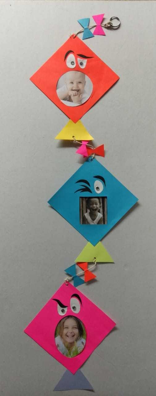 Wall Hanging Photo Frame Craft for Kids with Guide