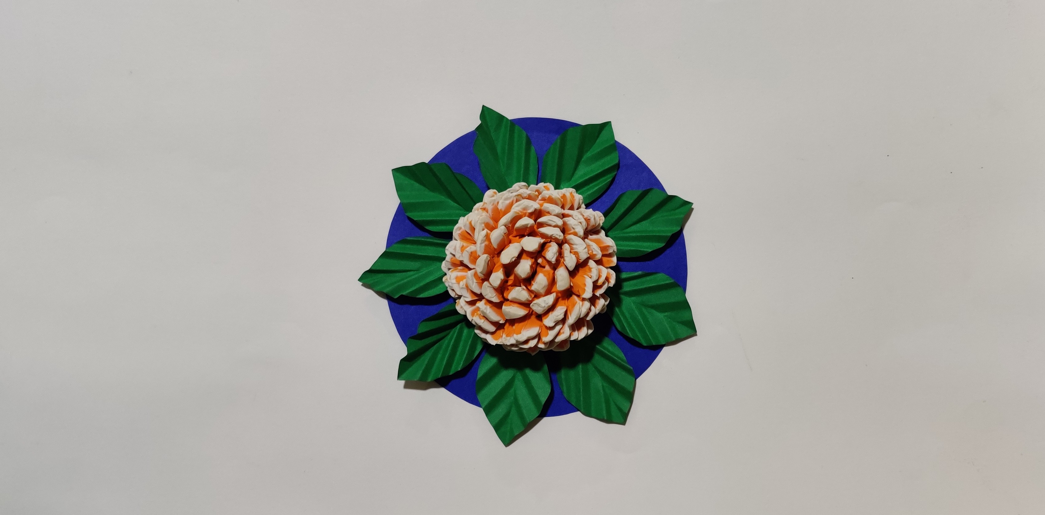 Making a DIY PaperWeight Flower Clay Craft Activity